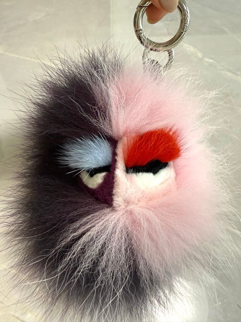 【FENDI】フェンディ モンスター　バッグチャーム　ファー