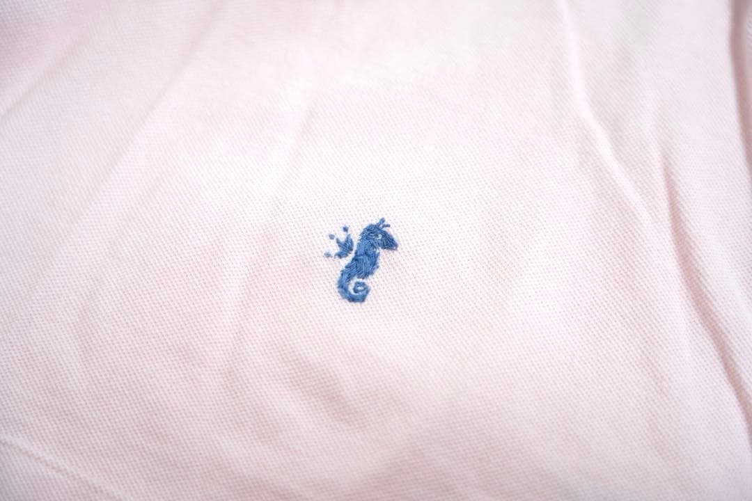 完売品✨45R カノコのMポロ 現行 コットン100% 山桜ピンク Free