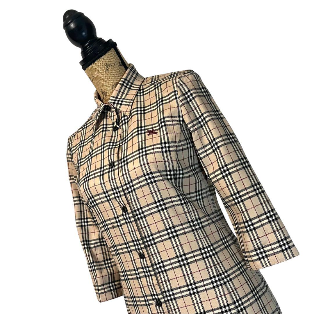 【高級】【38】BURBERRY BLUE LABEL ノバチェック ワンピース