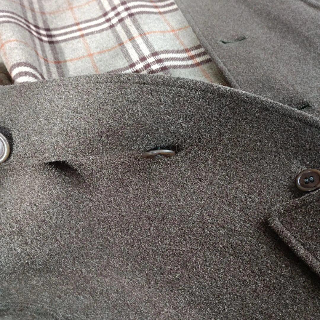 バーバリー　ピーコート　７号Sサイズ　カーキグリーン