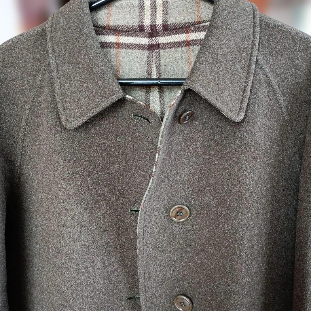 バーバリー　ピーコート　７号Sサイズ　カーキグリーン