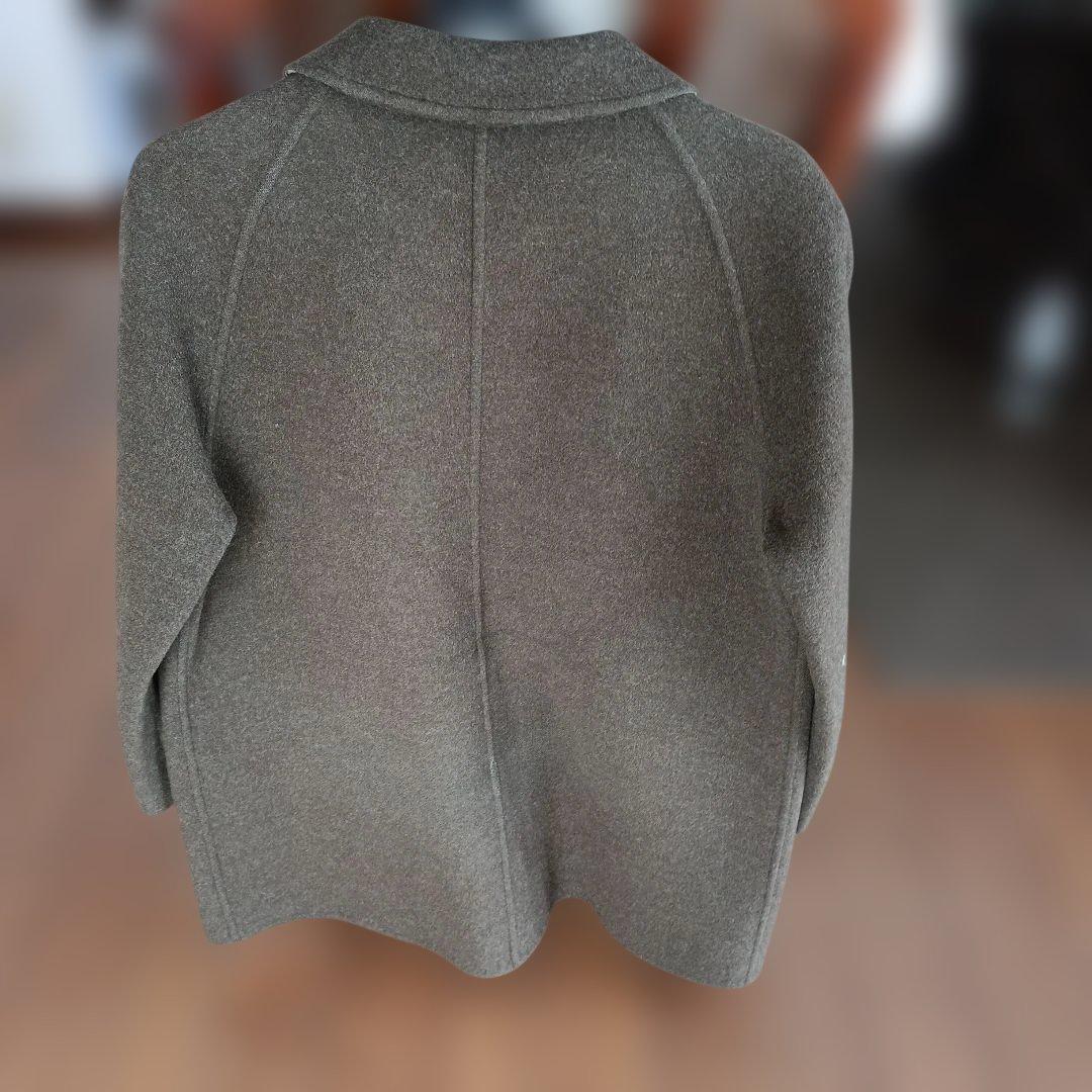 バーバリー　ピーコート　７号Sサイズ　カーキグリーン