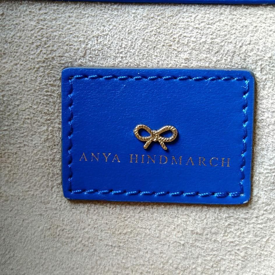 極美品　アニヤハインドマーチ　クラッチバッグ　ジョージアナ　ロイヤルブルー