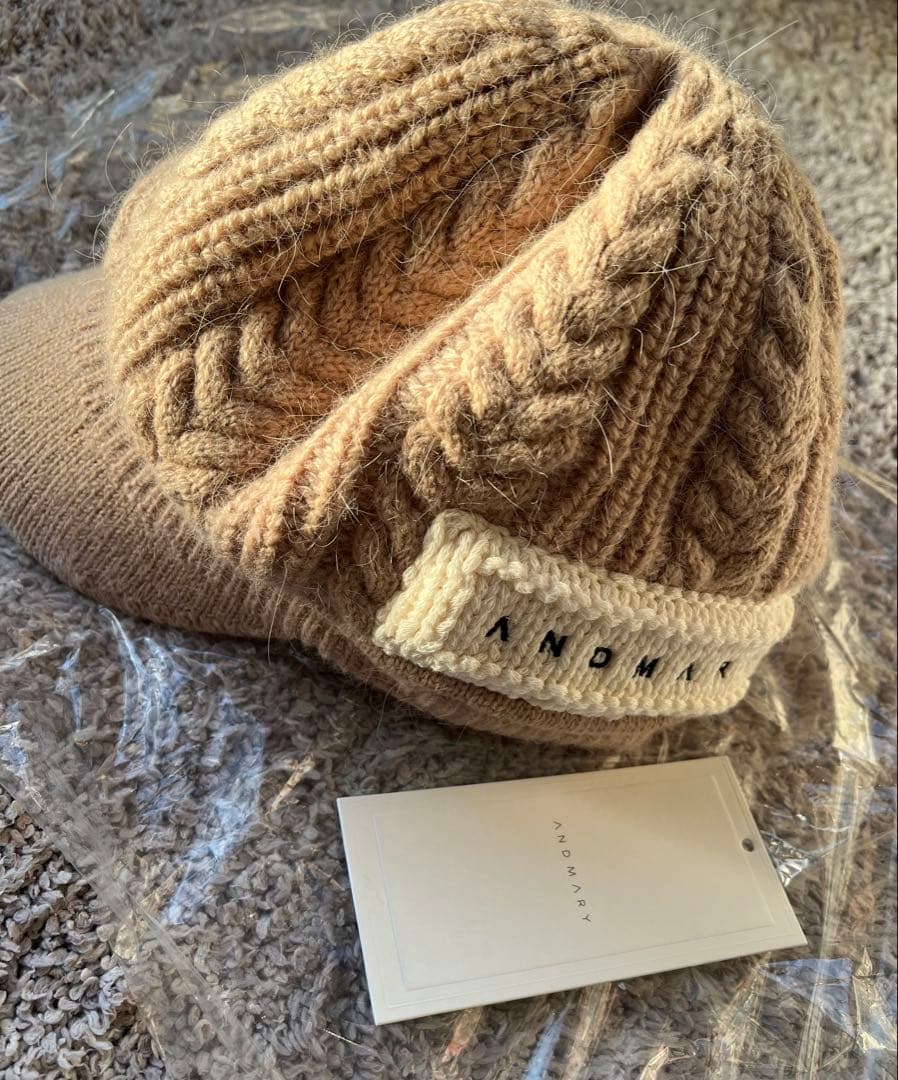 andmary Mary casquette mocha アンドマリー