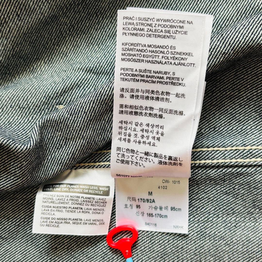 リーバイス　カバーオール　ワークジャケット　濃紺　デニム　超美品　M