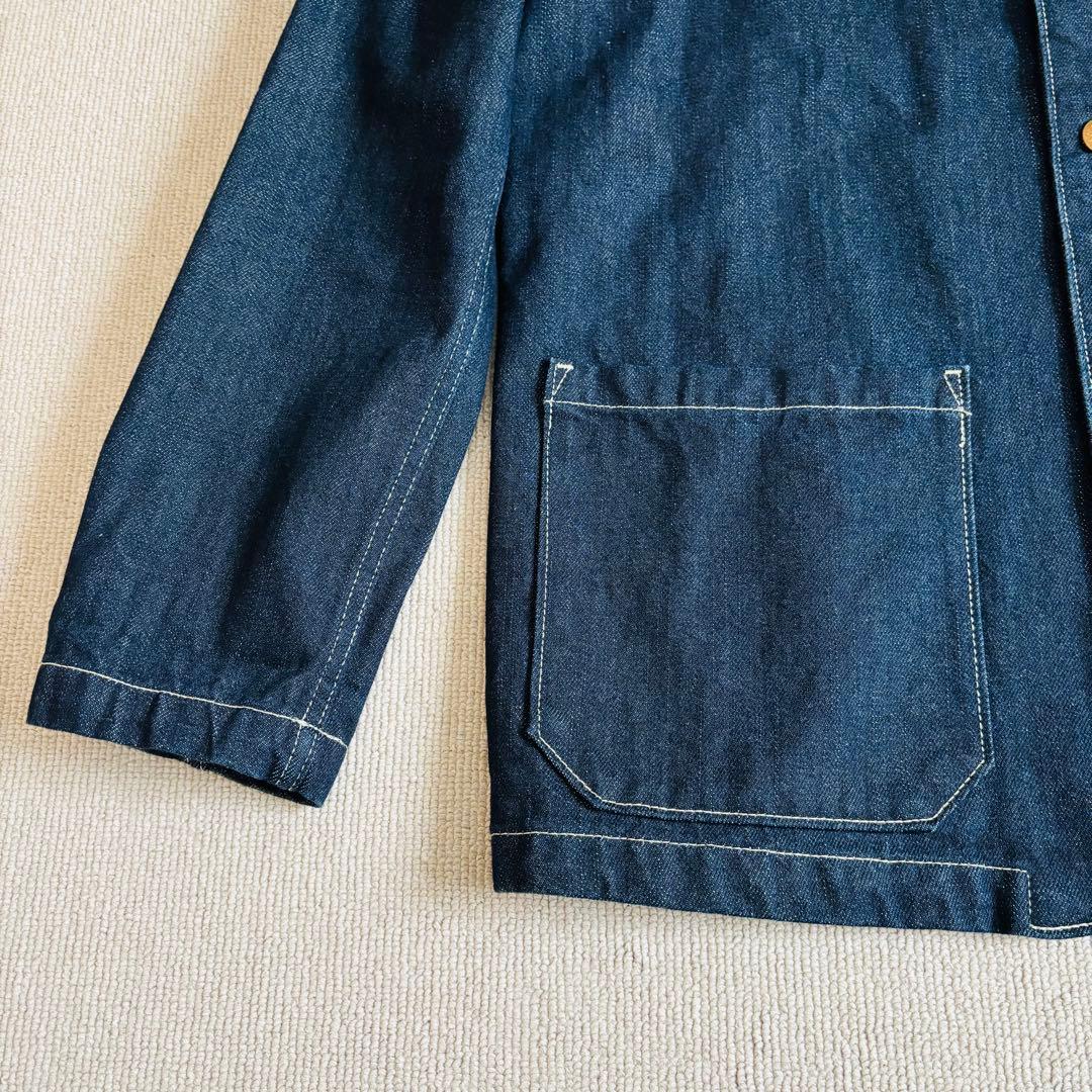リーバイス　カバーオール　ワークジャケット　濃紺　デニム　超美品　M