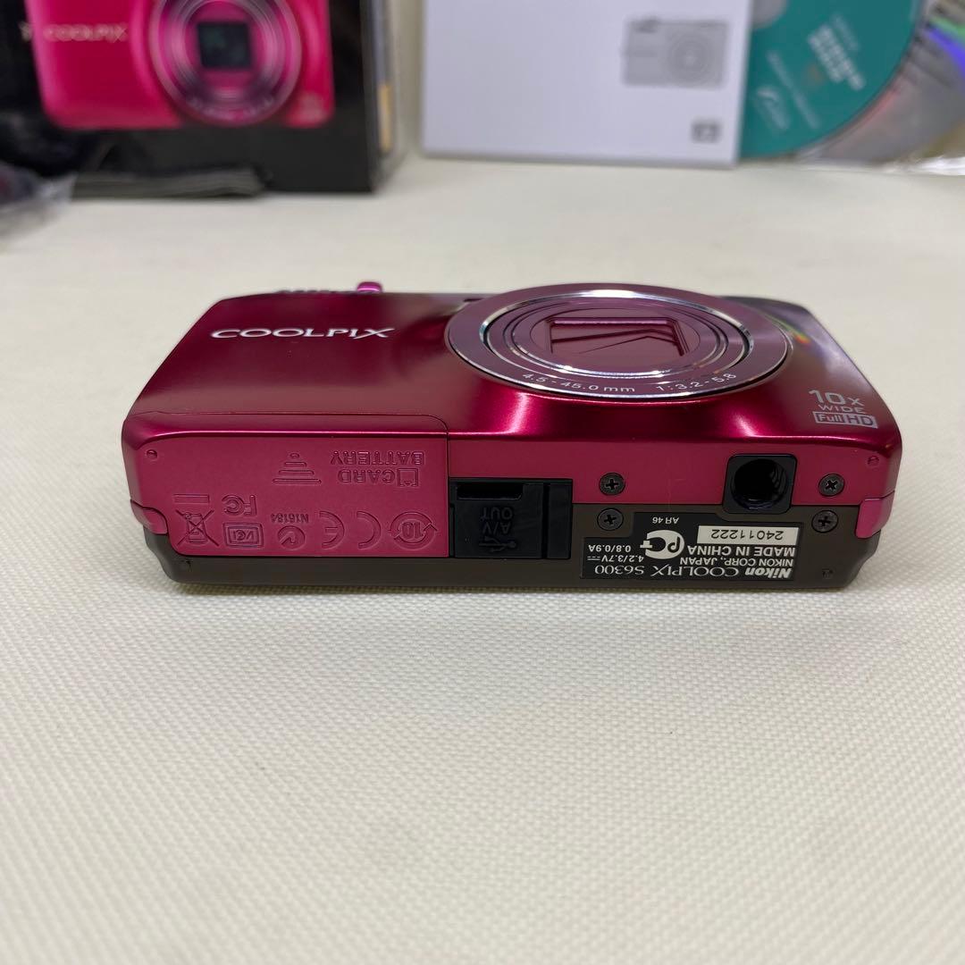 【極美品】Nikon COOLPIX S6300 ピンク 10倍光学ズーム