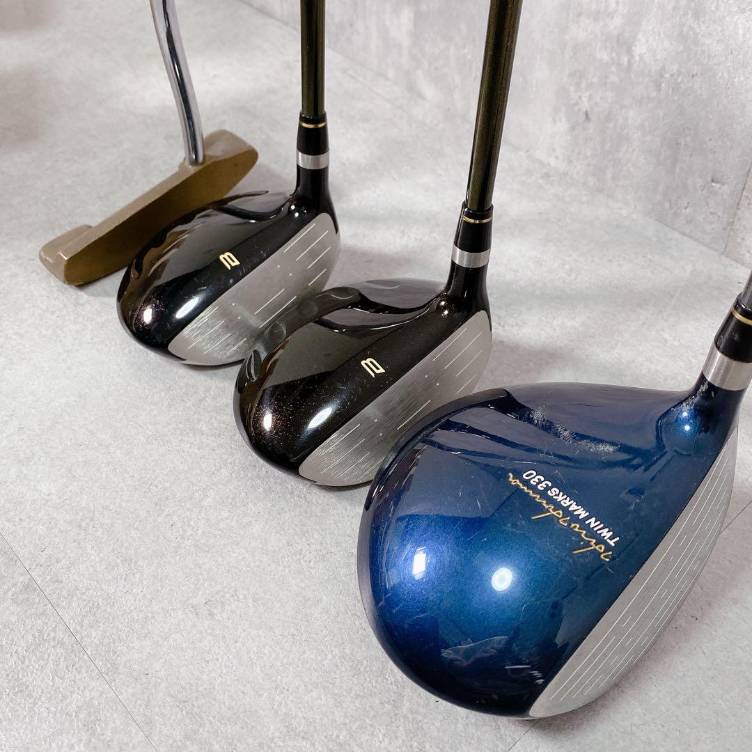 T191 ホンマ ゴルフクラブ メンズ フルセット R 黒 初心者 練習 入門