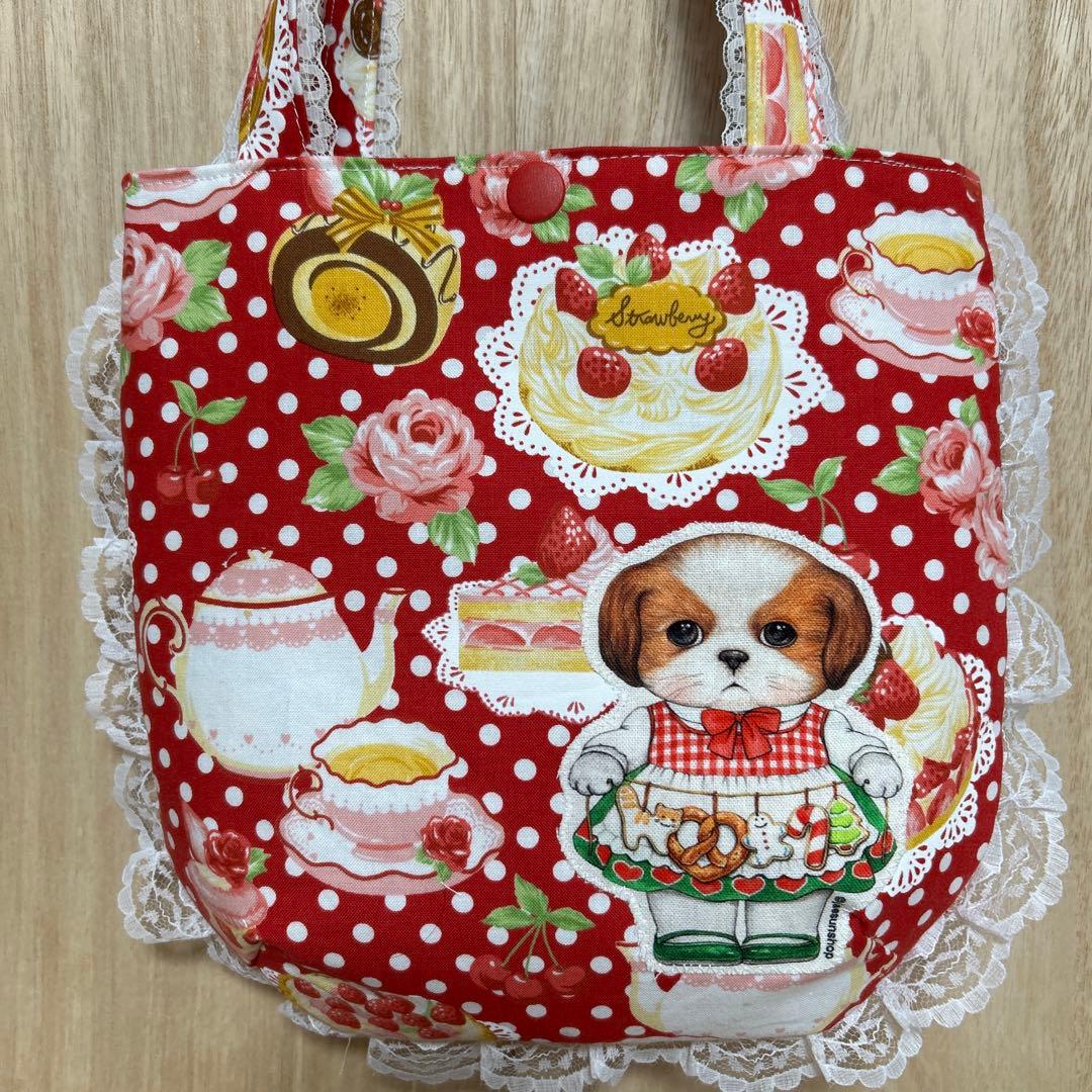 ハンドメイド　ころりんトート　コヤンイサムチョン☆両面クリスマスあんこちゃん☆