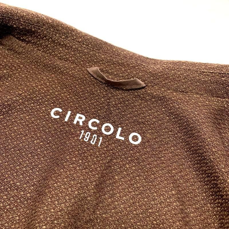 CIRCOLO1901 コットンリネン カラミ織り ジャージー ジャケット 48