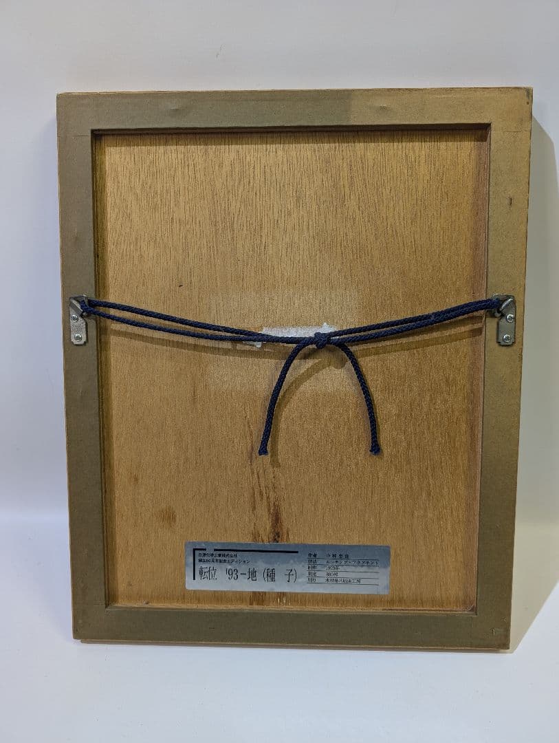 中林忠良 転位 '93 - 地 (種子) エッチング 632/800静物画　版画