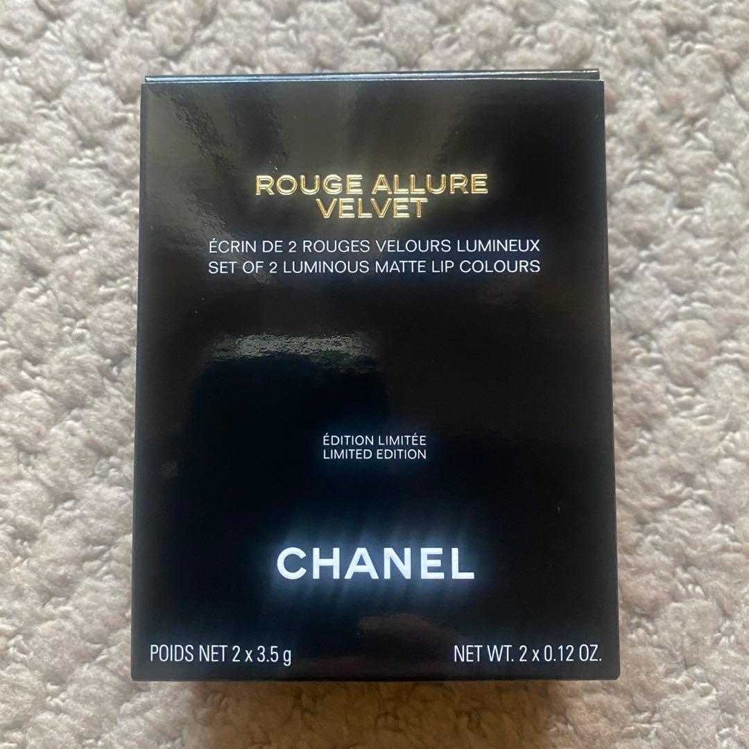 【新品】CHANEL ROUGE ALLURE VELVET 2個リップ＆ポーチ
