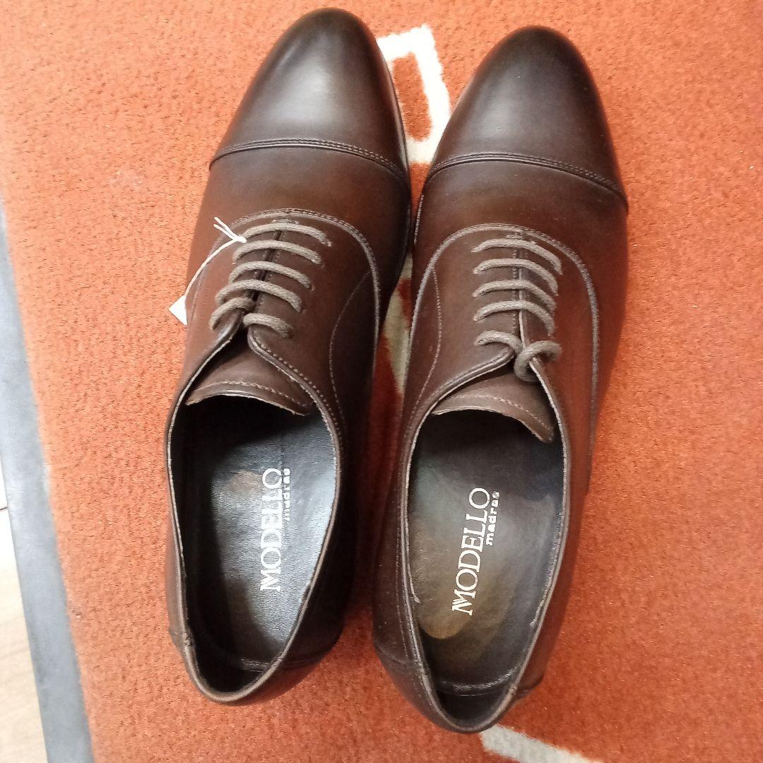 最終価格マドラスMADRASモデーロ☆新品25.5㎝ ダークブラウン ドレス