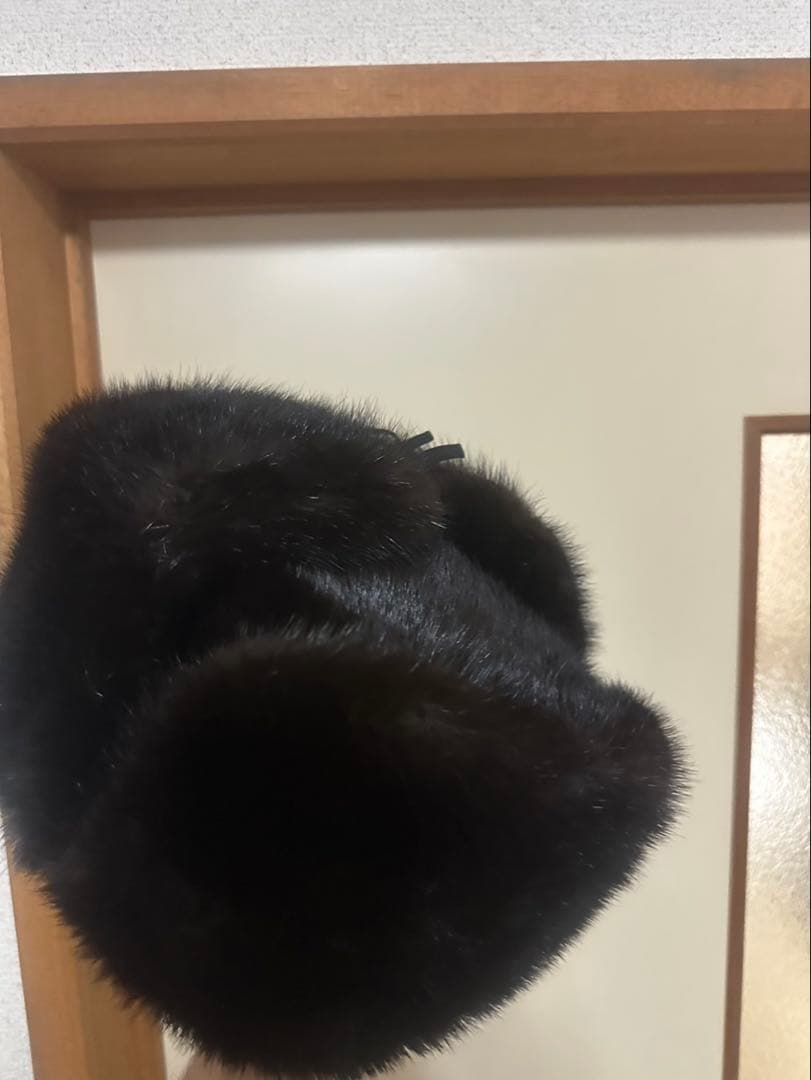ウシャーンカ( шапка ушанка) シベリアミンクの天然毛皮