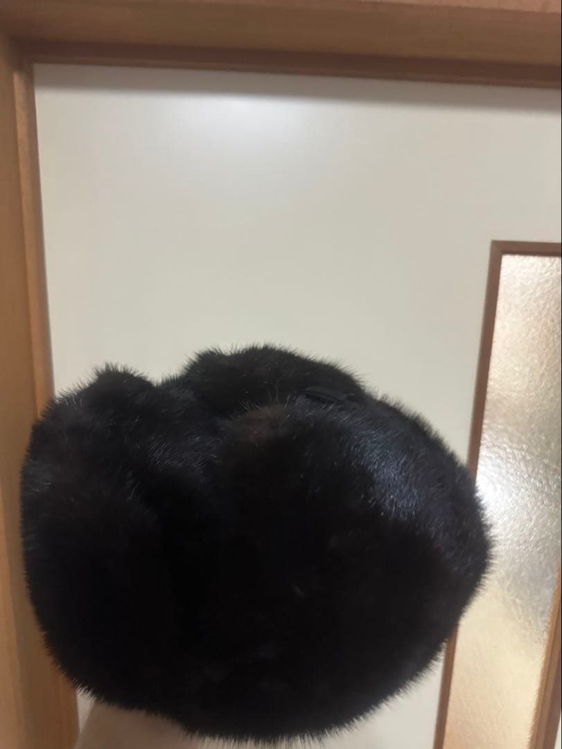 ウシャーンカ( шапка ушанка) シベリアミンクの天然毛皮