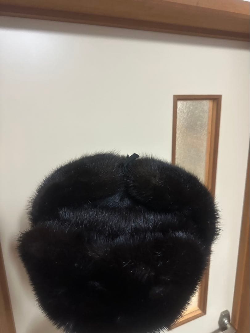 ウシャーンカ( шапка ушанка) シベリアミンクの天然毛皮