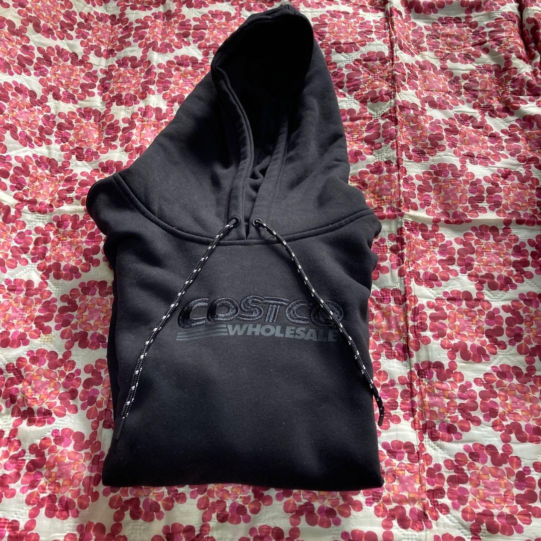 2025、COSTCOパーカートレーナー ブラック、アイボリー2枚 サイズM/L