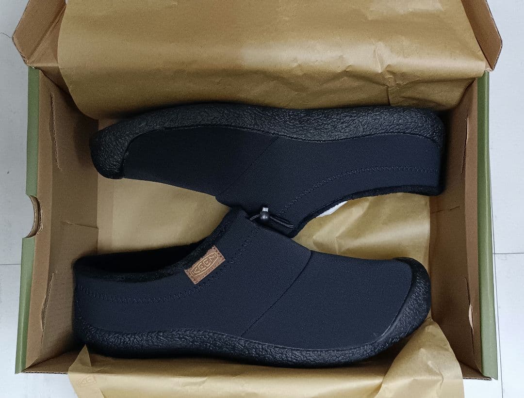 KEEN キーン ハウザーⅢスライド スリッポン ブラック 27.5cm