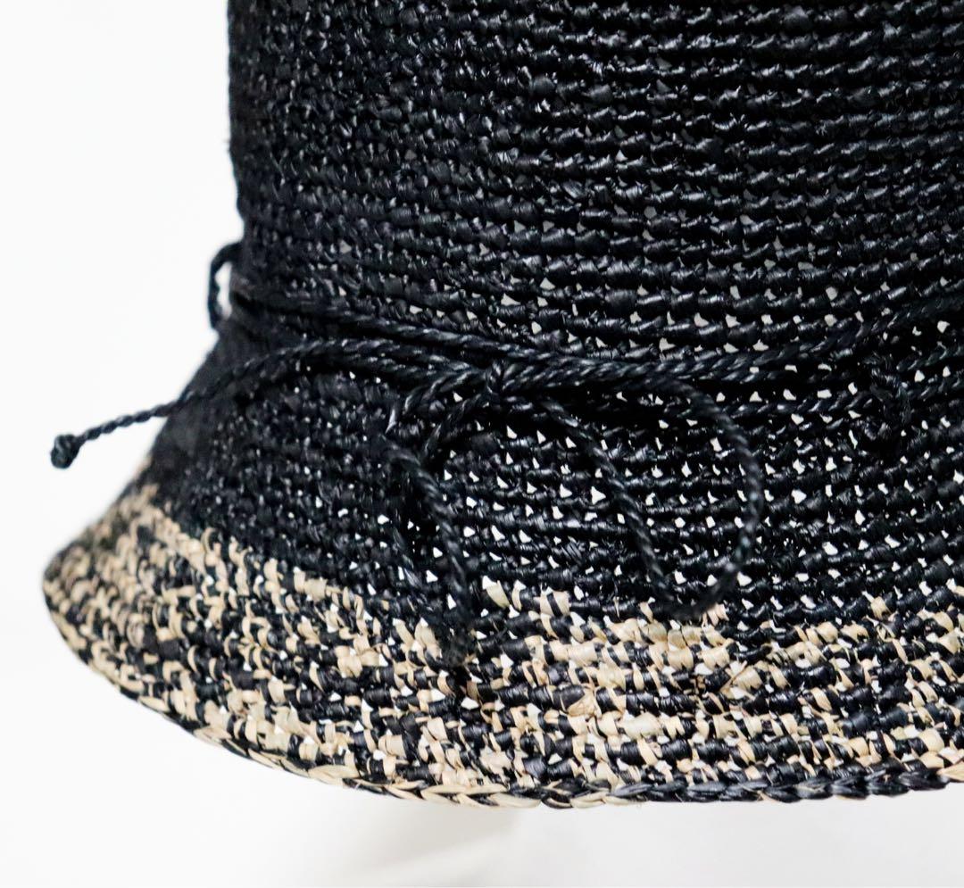 《ヘレンカミンスキー》新品 上質ラフィアハット 麦わら帽子 ONE(57.5)