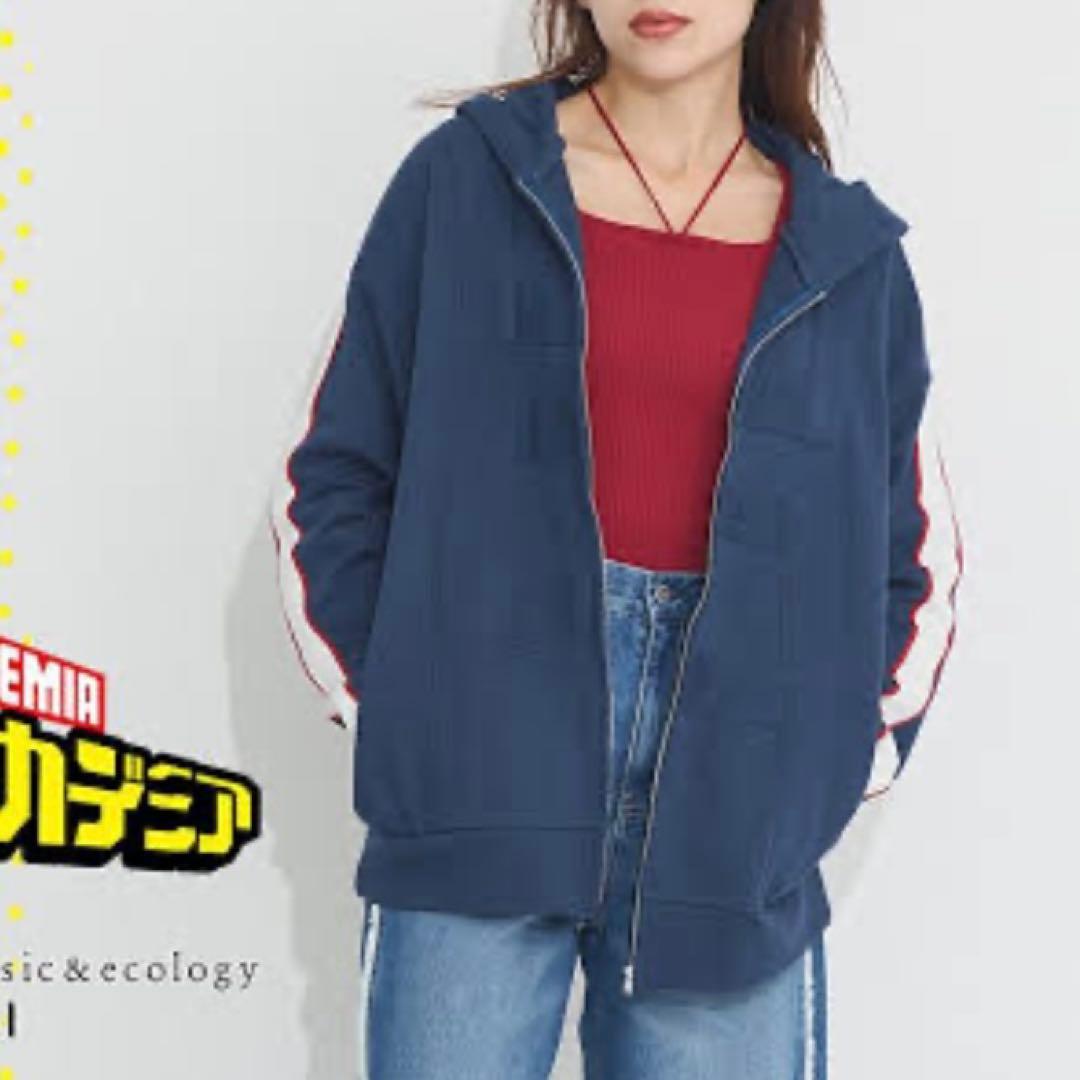 ヒロアカ earth ​​雄英高校ジャージ イメージ パーカー