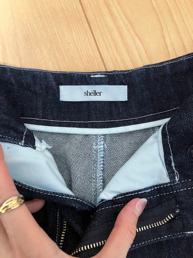 sheller シェリエ　OKAYAMAデニムショートパンツ