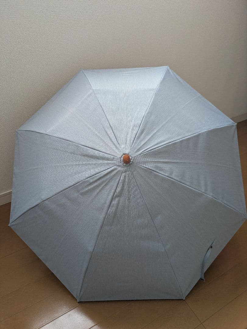 サンバリア100 日傘　2 段折り フロストブルー