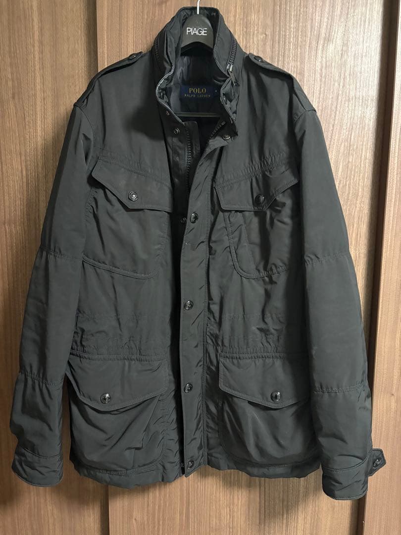 ポロラルフローレン　M-65型 ライトダウン ジャケット　Mサイズ　ブラック