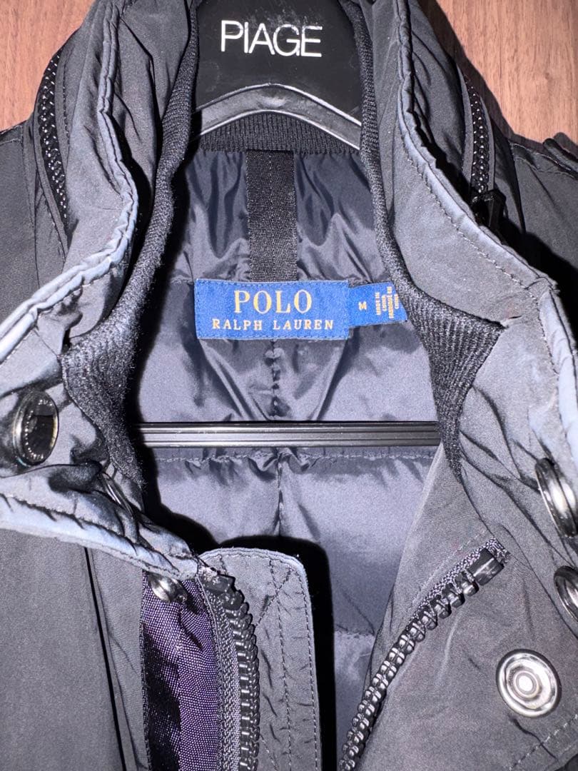 ポロラルフローレン　M-65型 ライトダウン ジャケット　Mサイズ　ブラック