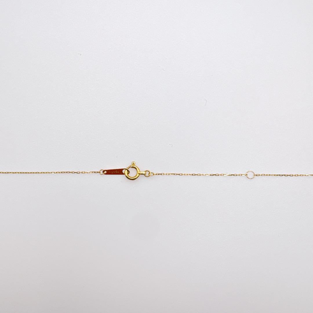 ビ*ジ様 【agete】K18YG 一粒ダイヤモンド0.05ct ネックレス 4