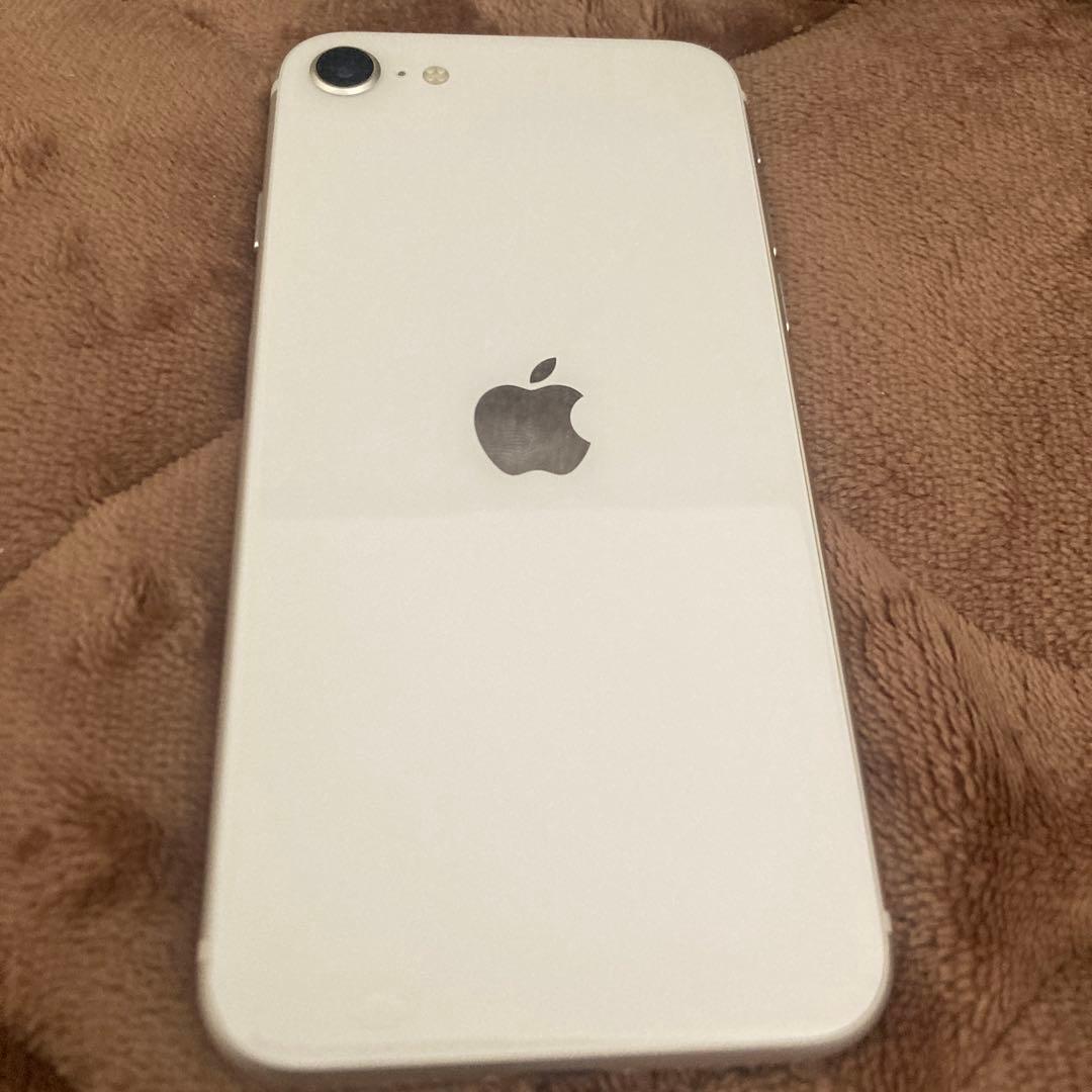 iPhoneSE3 スターライト128GB 美品 ホワイト