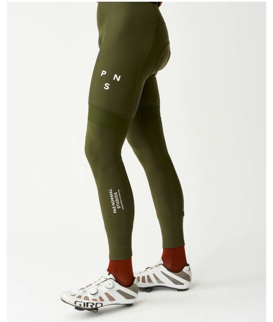 【タグ付き未使用】PAS NORMAL STUDIOS ロゴレッグウォーマー M