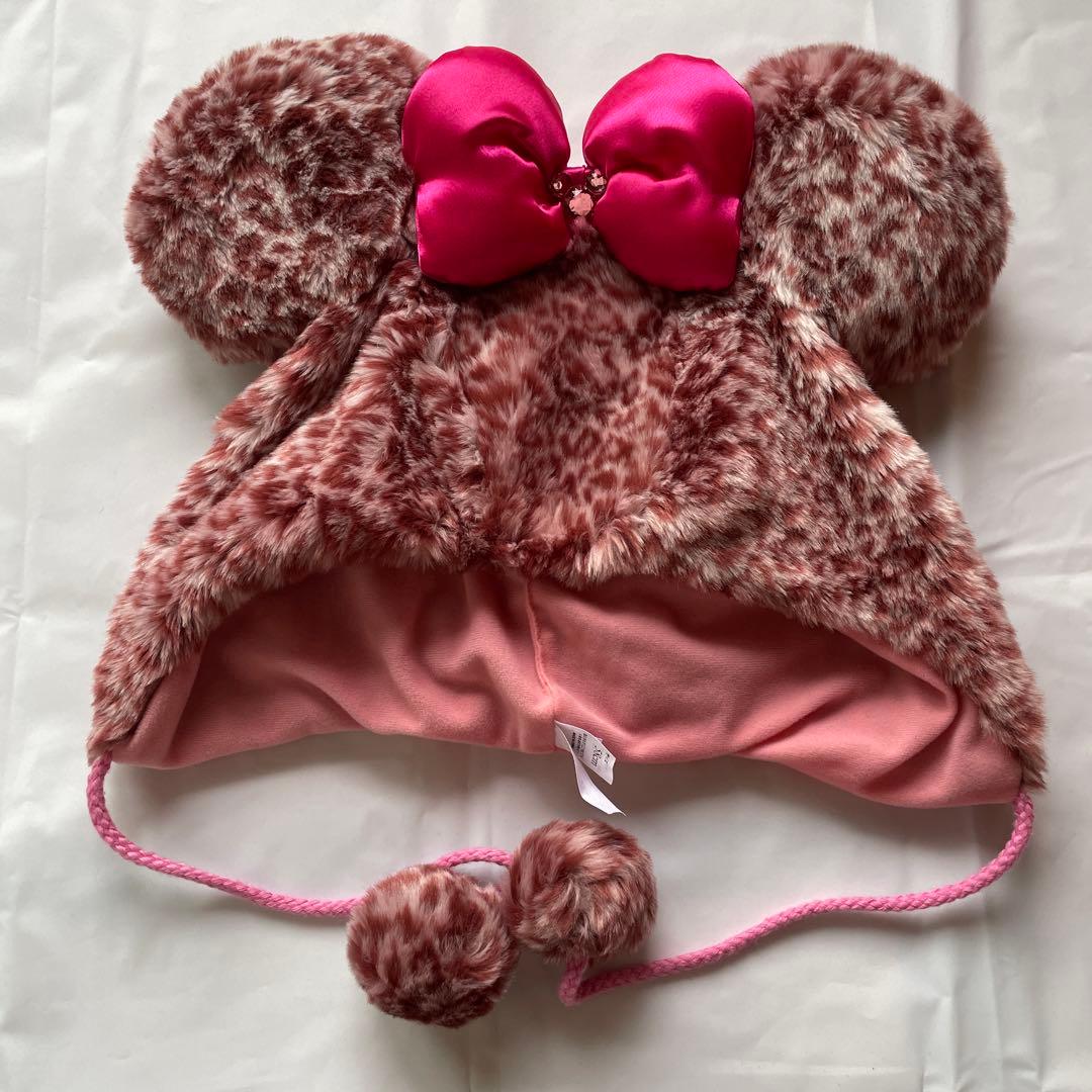 ディズニー ファンキャップ ミニー ヒョウ柄