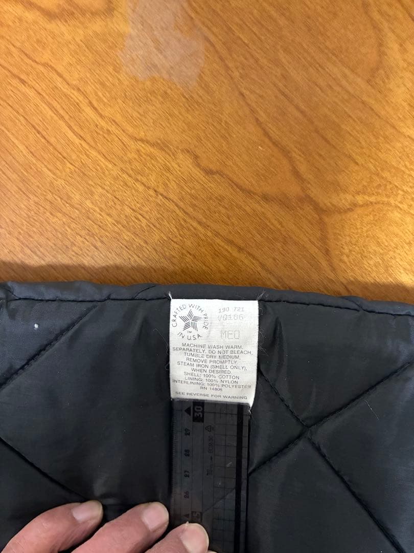 90's USA製Carhartt カーハート ダック ベスト 腰ゴム　星マーク