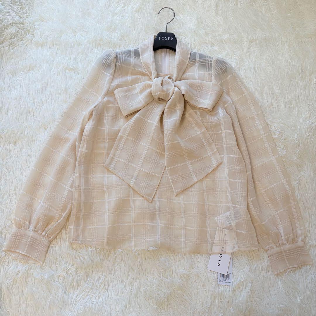 新品　新作　FRAY I.D フレイ アイディー　ビッグボウタイブラウス　長袖