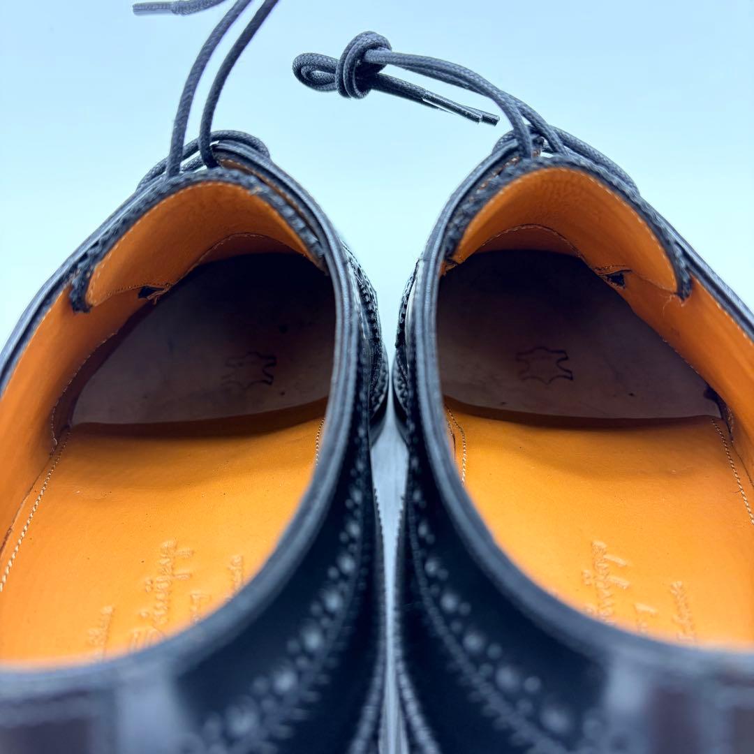 【新品】ジャランスリウァヤ ウィングチップ 26cm ブラック 外羽根 革靴①