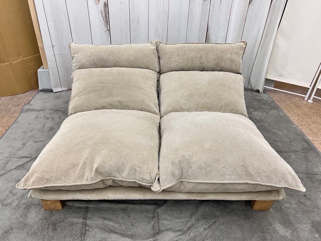 【在庫処分】リクライニング2人掛けソファ