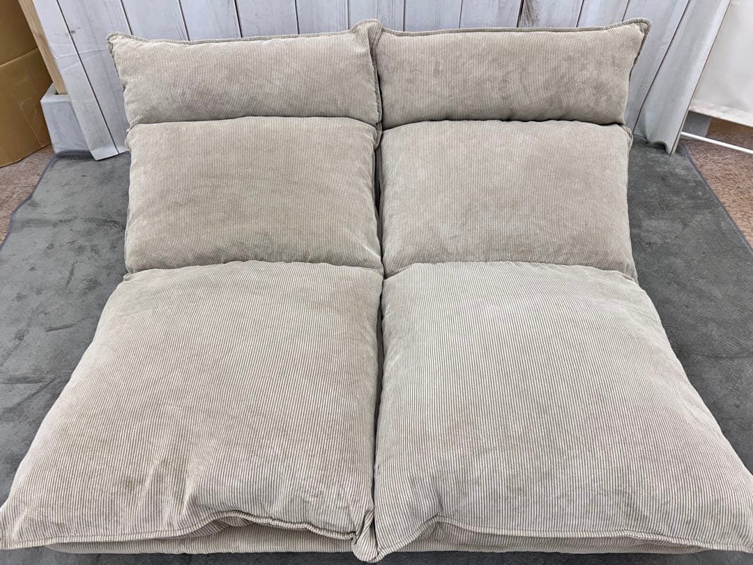 【在庫処分】リクライニング2人掛けソファ