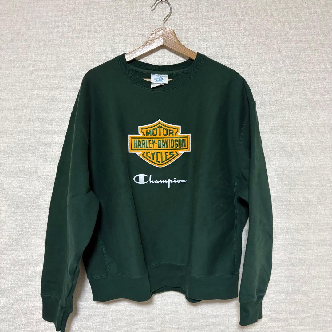 【希少】Champion x Harley-Davidson/リバースウィーブ