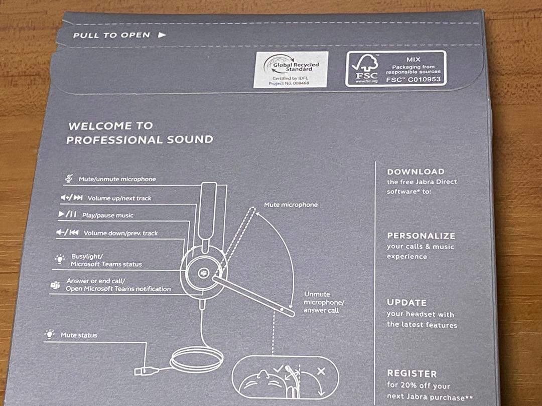 【新品・未開封】Jabra Evolve2 40 USB-A 有線ヘッドセット