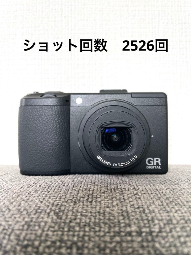 【美品】RICOH GR DIGITAL Ⅲ デジカメ ショット数2526
