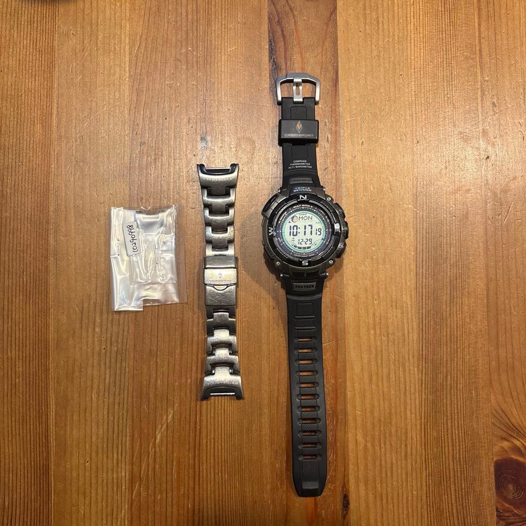 プロトレック PAW-1500T チタンバンド付き