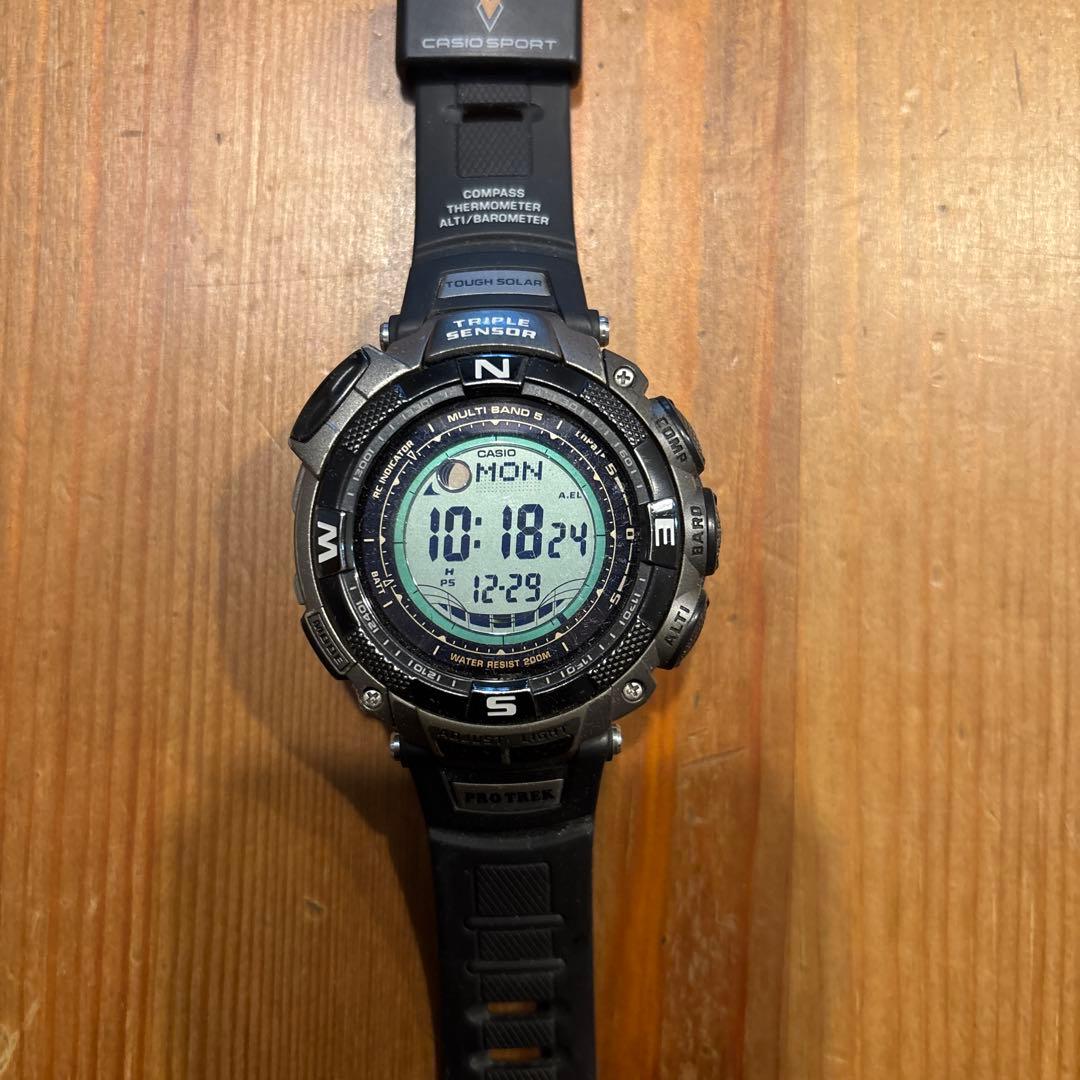 プロトレック PAW-1500T チタンバンド付き