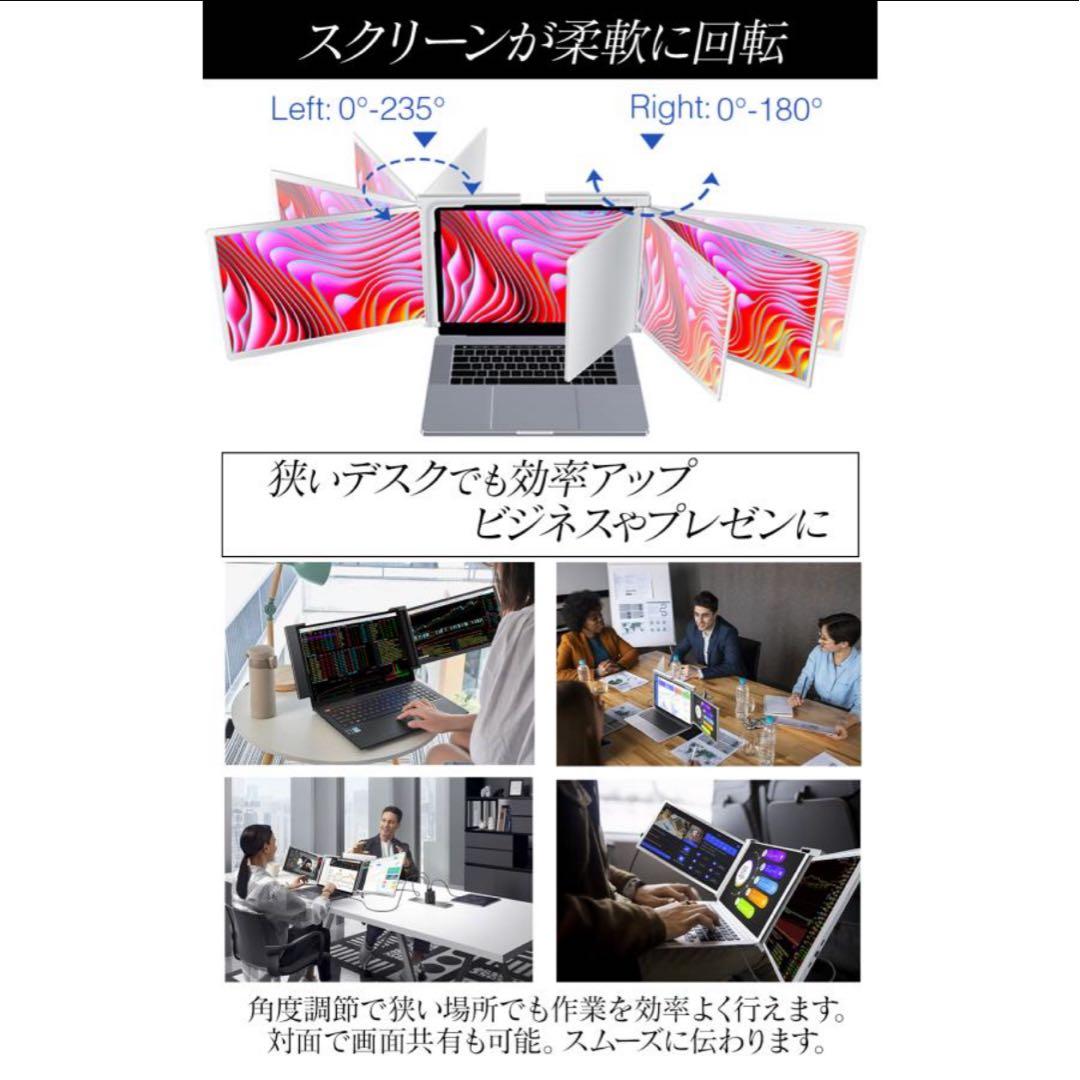 【リモート】ディスプレイ、PCモニター 、14インチ