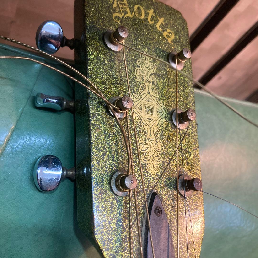 堀田楽器製作所 アコースティックギター グリーン　稀少