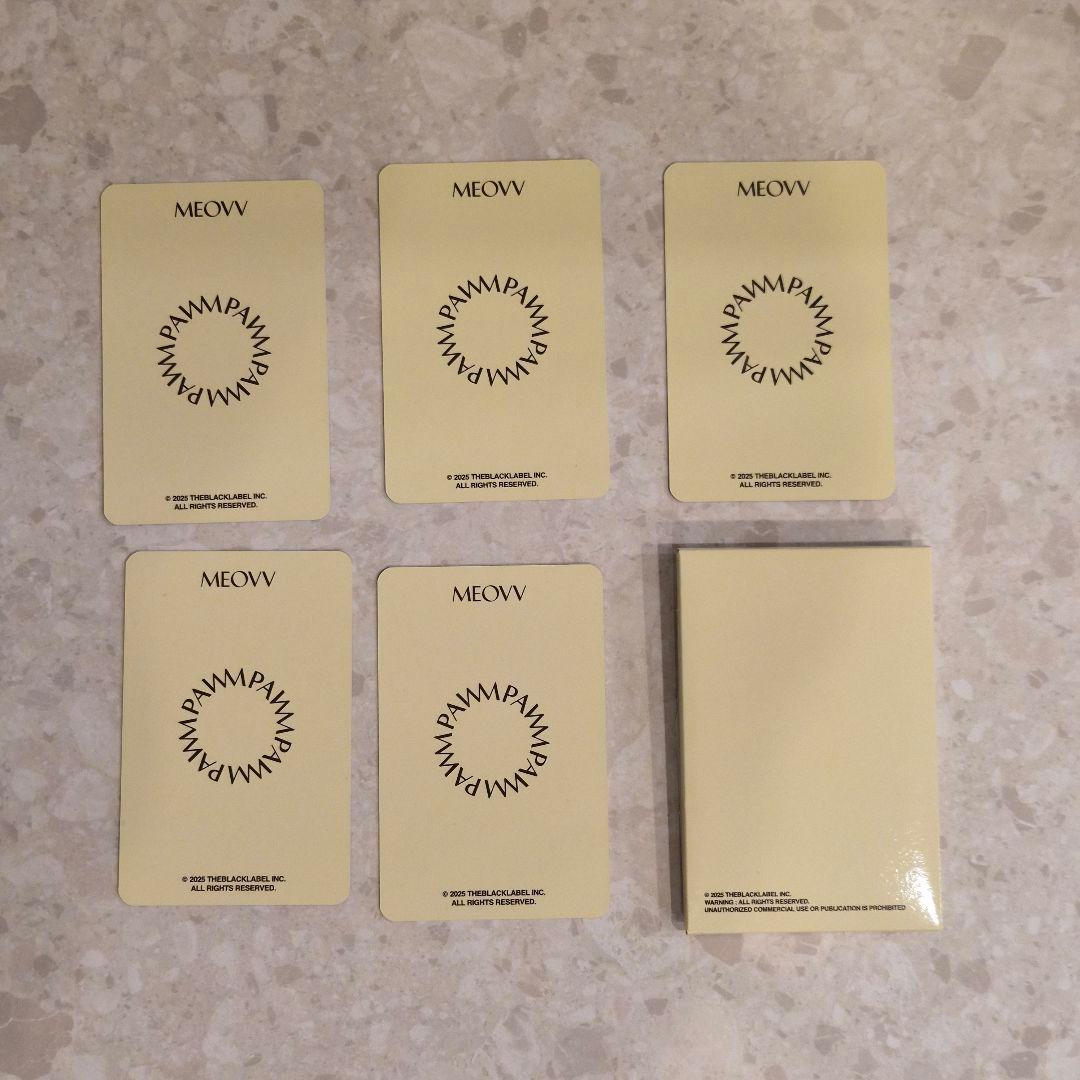 MEOVV ファンクラブ 会員限定特典 トレカ ５枚セット