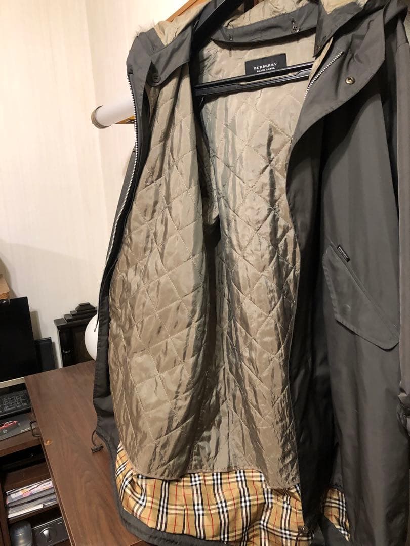 バーバリーブラックレーベル　モッズコート