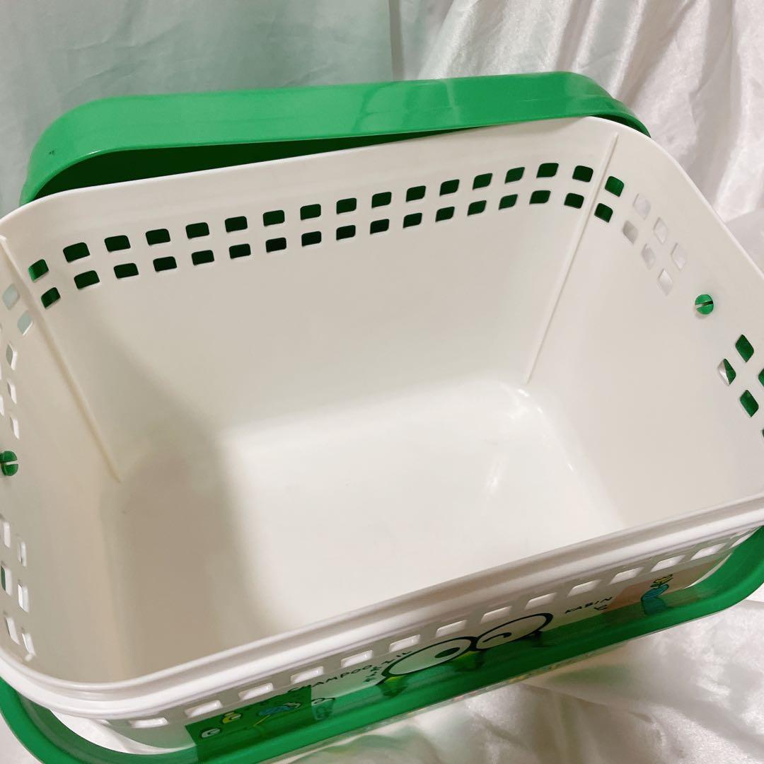 けろけろけろっぴ サンリオキャラクター プラスチック バスケット カゴ