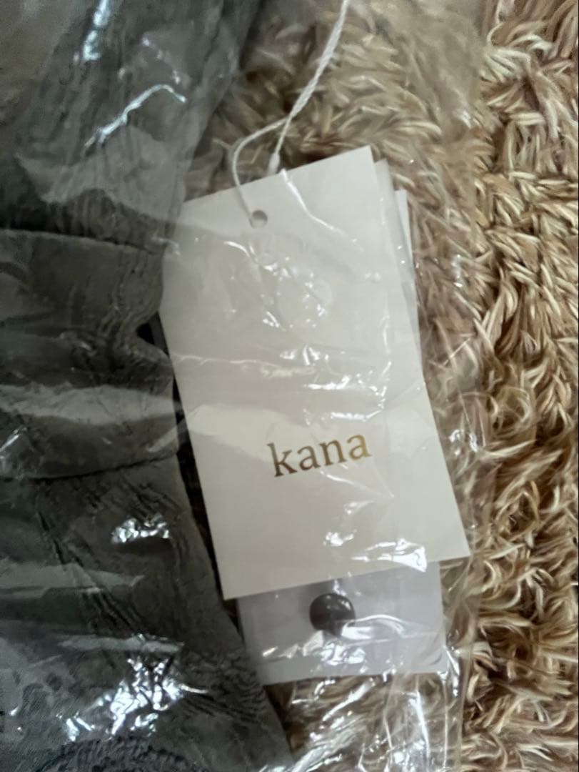 kana チュール パフスリーブ オールインワン ワイドパンツ ドレス