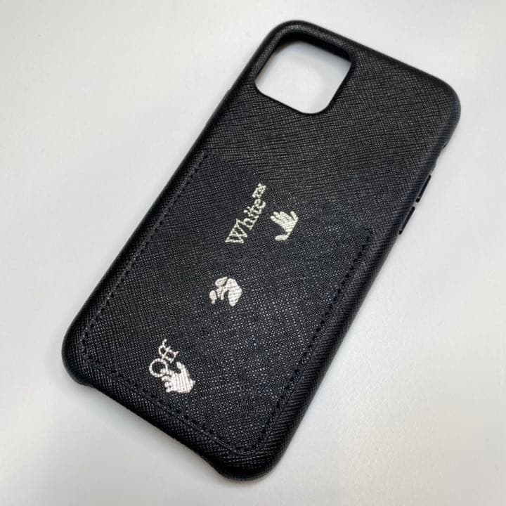 Off-White カードホルダー付きiPhone 11pro maxケース