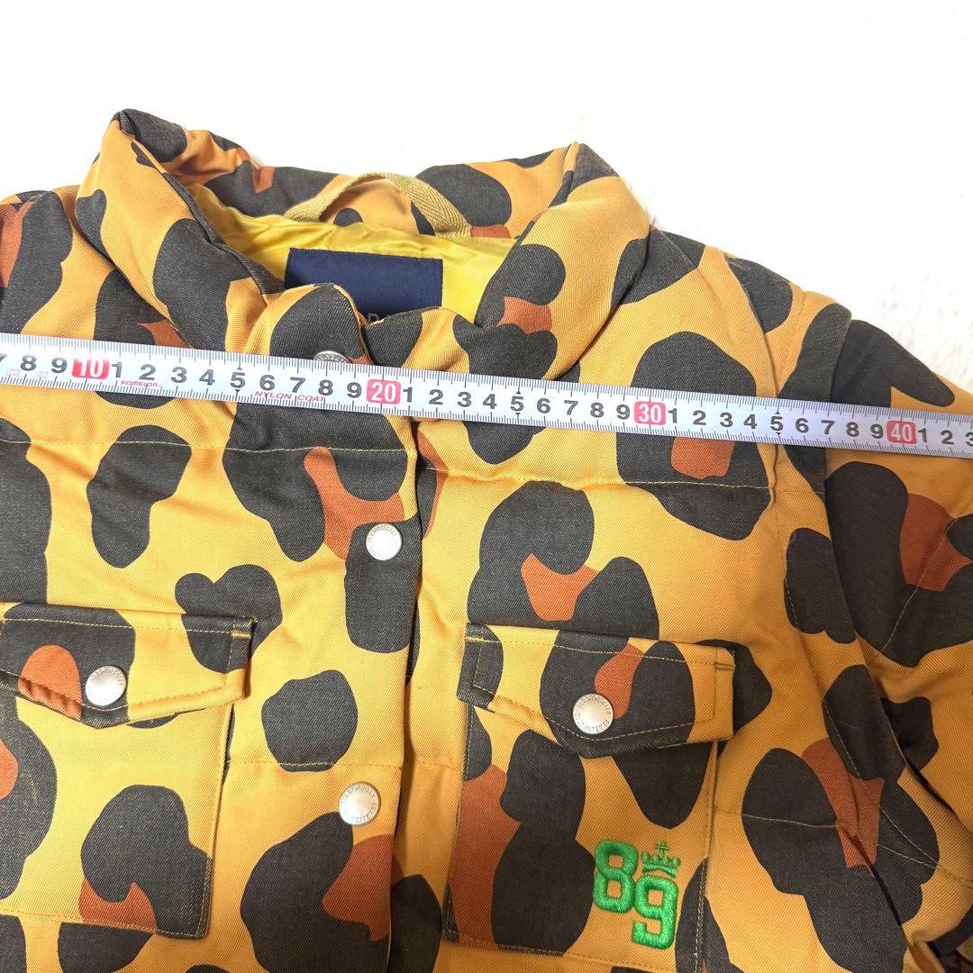 PEARY GATES パーリーゲイツ ヒョウ柄ダウン サイズ2(Lサイズ相当)